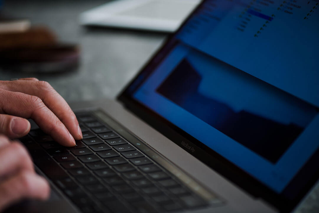 Person Using laptop Look Alt tag is here now